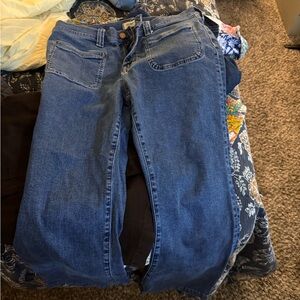 Madewell Women's Jeans Mid Rise Kick Out Jeans